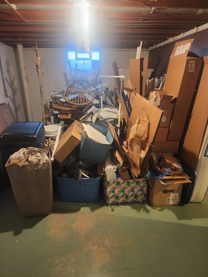 Roll-off dumpster container at job site for Roll Off Dumpster Rental in Lake Worth